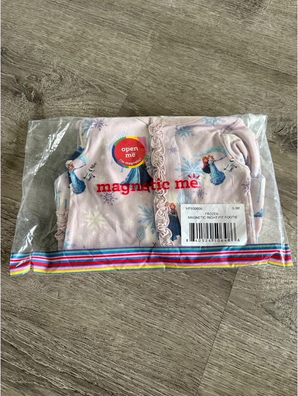 Magnetic Me Frozen Magnetic Footie 0 to 3M Pink